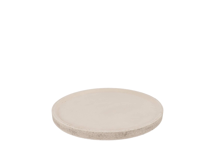 Concrete White Plate26x26x3cm