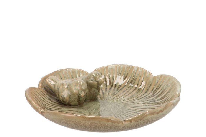 <h4>Sifan Green Plate Bird 26x26x7cm</h4>
