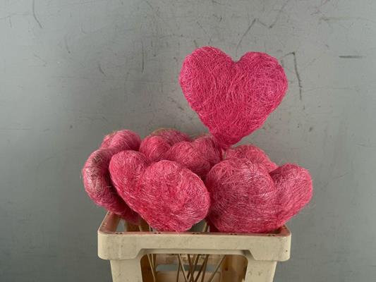 <h4>Stick Heart Coco 17cm Pink</h4>