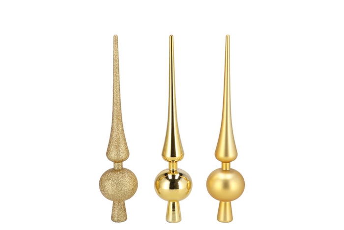 <h4>Deco Unbreakable Gold Peak Ass 6x6x30cm</h4>