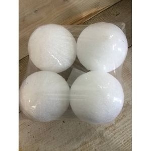 DECO FOAM BALL 10CM 4PCS