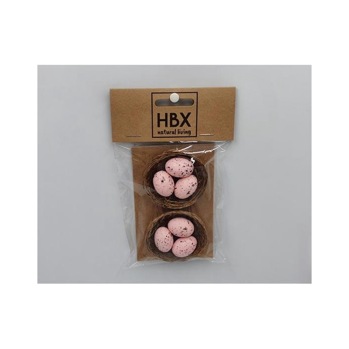 <h4>Birdsnest With Egg 2 Pcs L10W16H2</h4>