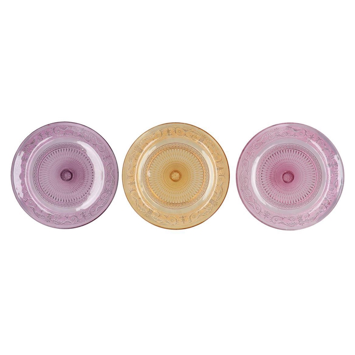 <h4>Dayah Pastel Mix Glass Plate 32,5x2,5cm Ass P/1 Nm</h4>