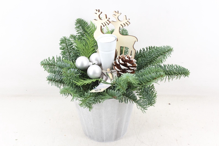 <h4>arr5 Kerst JS - Hout pot white x6</h4>