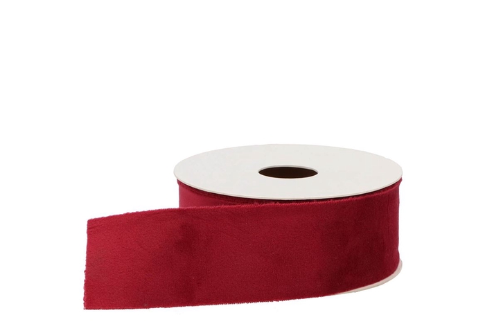 <h4>Ribbon Velvet 25 Bordeaux 5mx40mm P/1</h4>