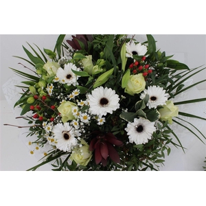 Boeket Roos Groot Wit