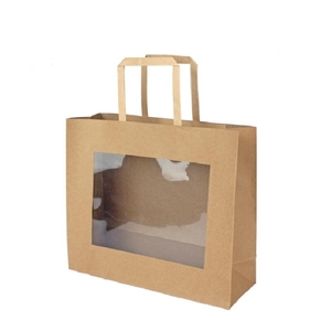 Tassen Gift bag venster 26*12.5*25cm