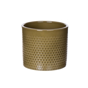 DF03-883861700 - Pot Capri d15xh13 pistache glazed