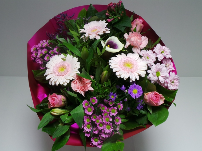 Bouquet Biedermeier Large Pink