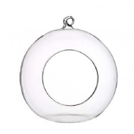<h4>Glass Deco ball+hole d14*15cm</h4>