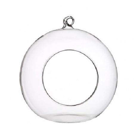 <h4>Glass Deco ball+hole d14*15cm</h4>