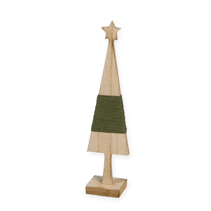 <h4>Christmas Tree wood rope d06*25cm</h4>