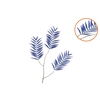 Silk Palm Leaf Blue 87cm Nm