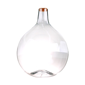 DF01-883714200 - Vase Kailyn d39xh50 clear+cork