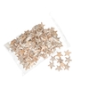 Kerst Deco ster coco d04.5cm x100
