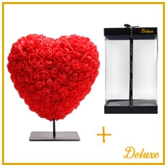 <h4>Moederdag Foam hart 15cm+standaard</h4>