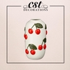 Ceramics Cherries vase d10*18cm