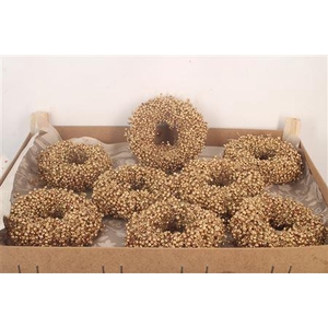 Krans Schinus Ant. Gold 12cm