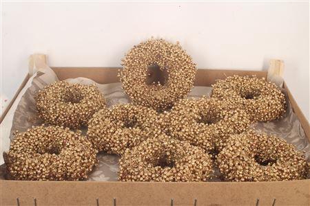 <h4>Krans Schinus Ant. Gold 12cm</h4>