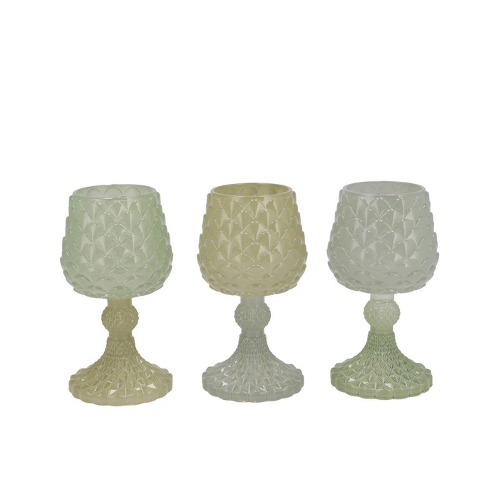 <h4>Jazz Nordic Green T-light Pinecone Ass 9x16cm Nm</h4>