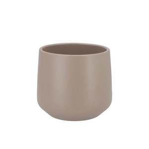 Ceramic Taupe Matt Pot Berlin 16cm