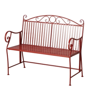 Bench Jasmin, H 92 cm, red, 4066076358236, 2045780