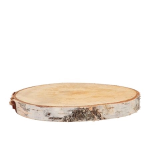 Nature Birch Slices Round D27-31cm X 3 Cm