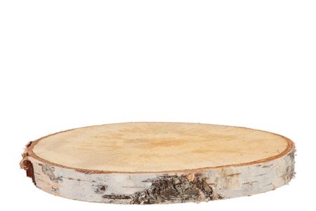 <h4>Nature Birch Slices Round D27-31cm X 3 Cm</h4>