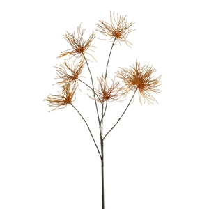 Anemone seed spray orange 110cm