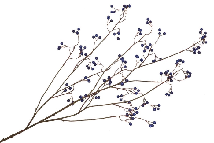 <h4>Silk Berry Branched Blue 135cm Nm</h4>