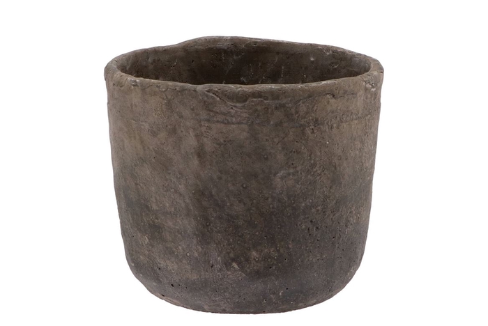 <h4>Iron Stone Gris Pot 19x17cm</h4>