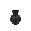 Garlic Black Low Vase 21x25cm