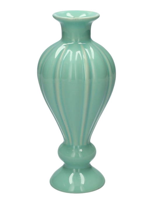 <h4>DF03-666803300 - Vase Celia3 d4.7/8xh18.5 l.blue</h4>