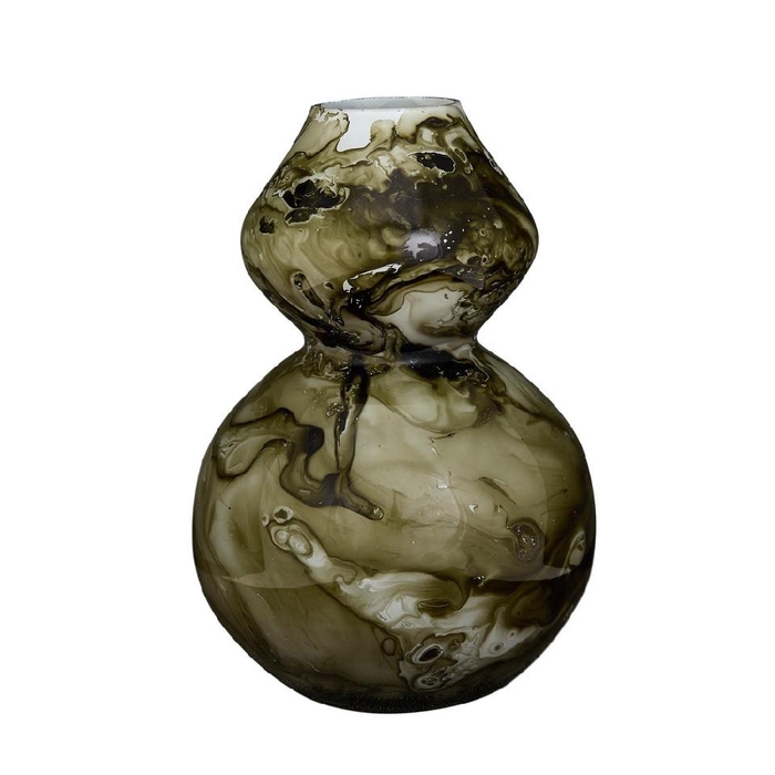 <h4>Glas Vaas Muhr d15*23cm</h4>