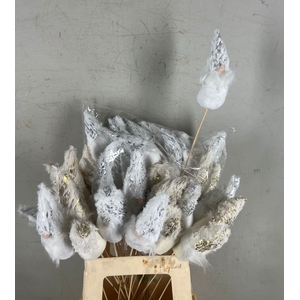 Stick Gnome 12cm Mix 2/white