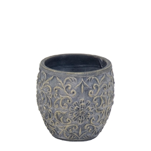 Keramiek Barok pot bol d13*12.5cm