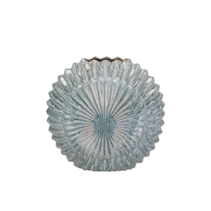 Sifan Blue Vase Oval 31x13x31cm