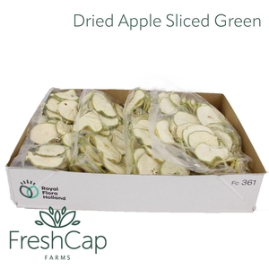 Dried Apple Sliced Green