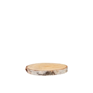 Nature Birch Slices Round D10-14cm X 2 Cm