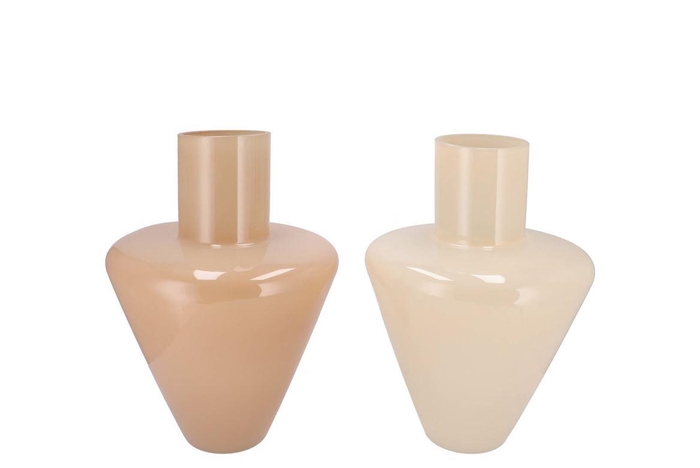 <h4>Beau Brown Arrow Vase Ass 22x22x30cm</h4>