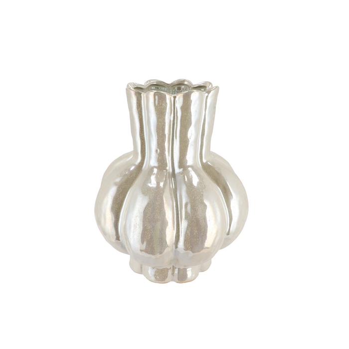<h4>Garlic Pearl Low Vase 28x35cm</h4>