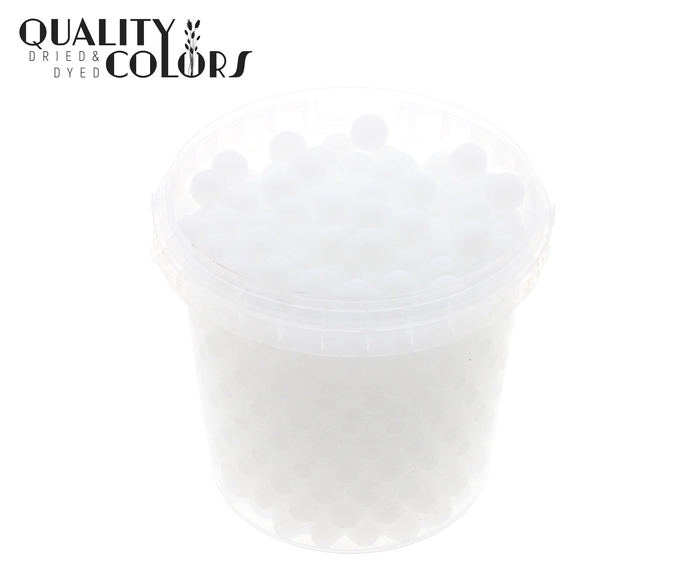 Gel pearls 1 ltr bucket White