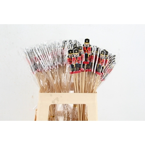 Stick Nutcracker 8cm Red