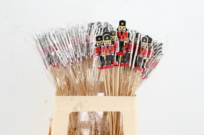 <h4>Stick Nutcracker 8cm Red</h4>