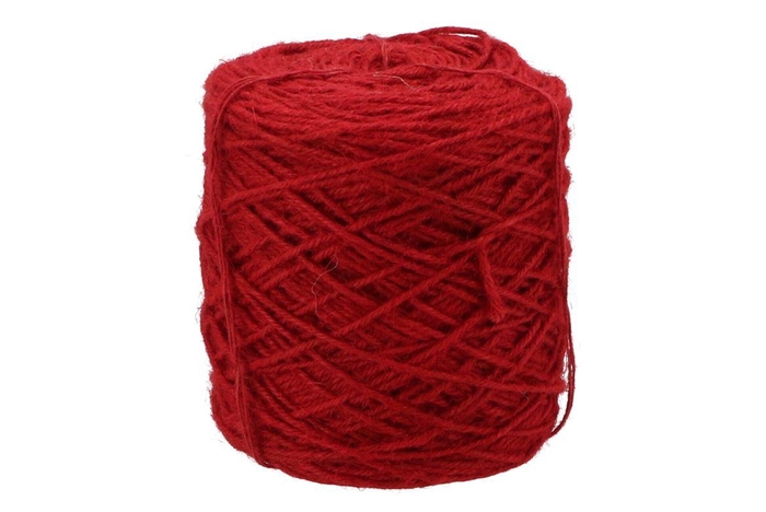 <h4>Ribbon Flax Cord Jute Red 3,5mm 1kg</h4>