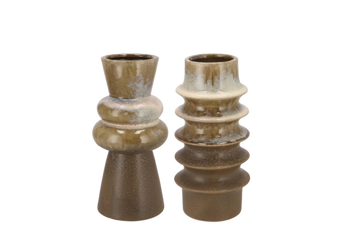 <h4>Dion Brown Vase Sparkle Ass 11x11x22cm</h4>