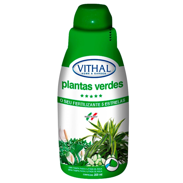 <h4>FERTILIZANTE VITHAL PLANTAS VERDES 250ML</h4>