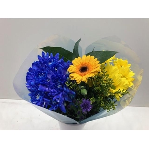 Boeket Wies Blauw/Geel