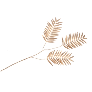 Silk Palm Leaf Gold 87cm Nm