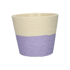 DF06-720225467 - Basket Riley1 Duo d15.3xh13 cream/lavender
